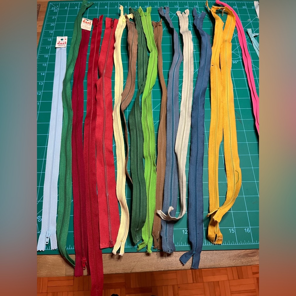 Colorful Assorted Zippers